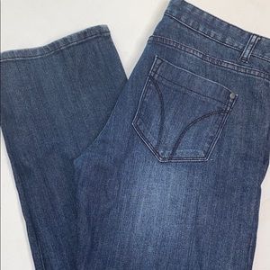 Women’s prana jeans bootcut dark wash style